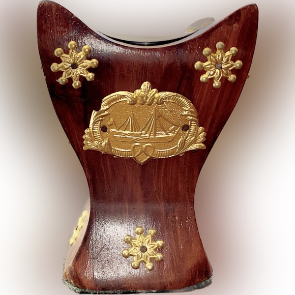 🌟 Exquisitely Made In Pakistan Incense Burning Holder Wood 5” Tall 💥 - Picture 2 of 7